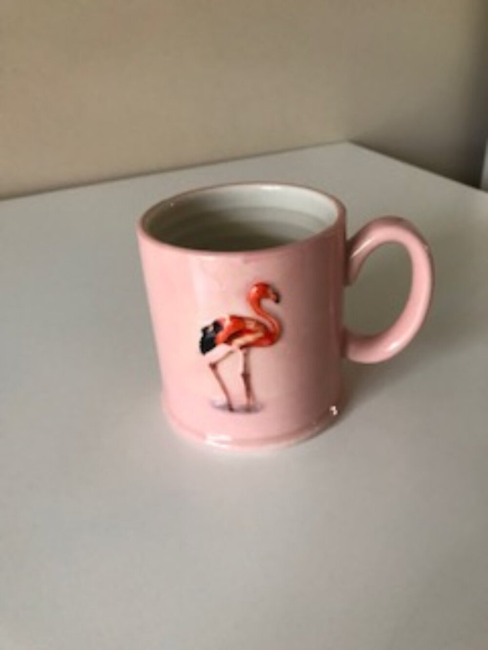 The Old Pottery Company - Pink Flamigo Mug